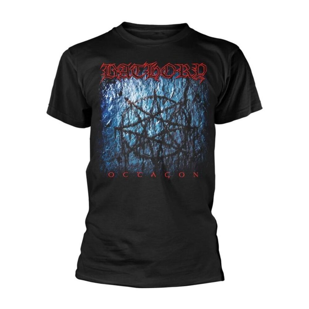 Bathory Unisex Adult Octagon Back Print T-Shirt / Black